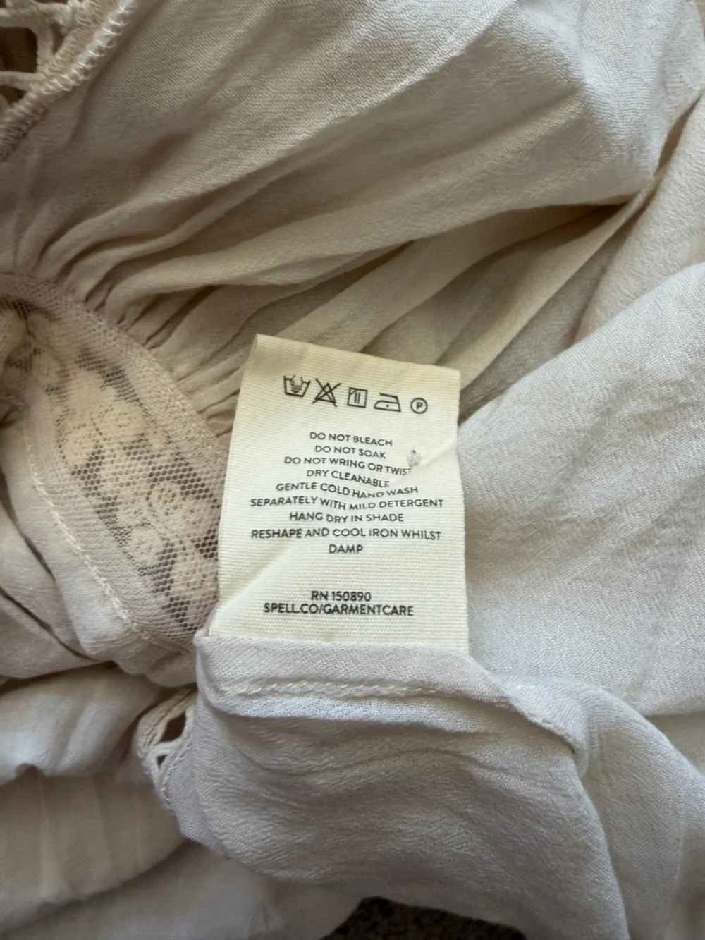 SPELL Le Gauze Lace Duster - S - Picture 13 of 13